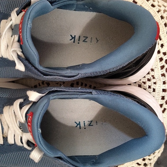 Kizik Athens running shoes Size 8 Women's 6.5 Mens Deep Sea Blue Slip On Tie - Picture 8 of 12